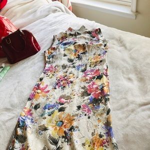 Women's Silk satin Turquoise Long Chinese Dress